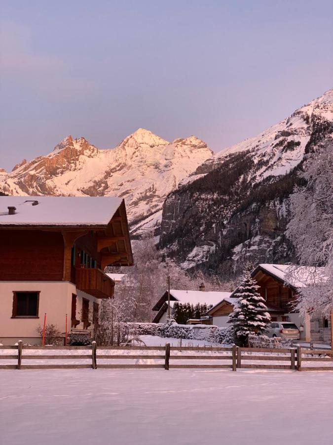 Familienferien Im Chalet Baergli Кандерштег Экстерьер фото